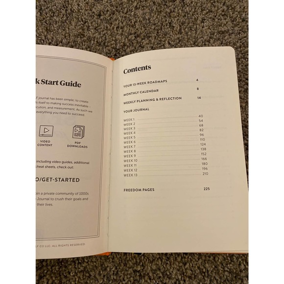 Best Self Orange Journal and Accessories - Picture 3 of 9